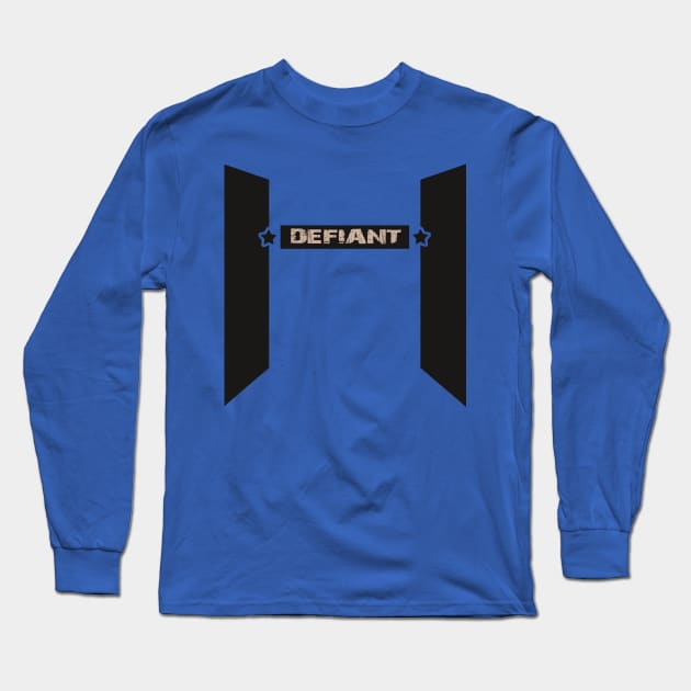 Defiant Long Sleeve T-Shirt by tatzkirosales-shirt-store